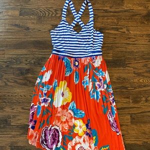 Soma floral and striped sundress